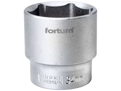 Klíč nástrčný, 1/2', 34,0mm, L 44mm, 61CrV5, FORTUM