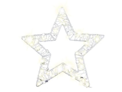 Vánoční dekorace Hvězda 30cm RXL 469 40LED WW RETLUX