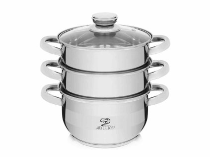 Hrnec nerez napařovací s poklicí ¤22cm  MEYERHOFF