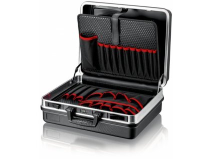 Kufr na nářadí "Basic", 41 přihrádek, se zámkem, prázdný - Knipex 00 21 05 LE