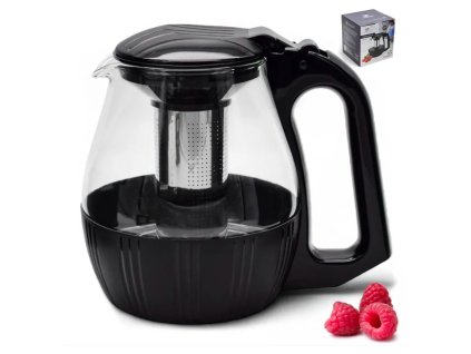 Konvice sklo/nerez/PH 1,5L s filtrem  MEYERHOFF MH5004