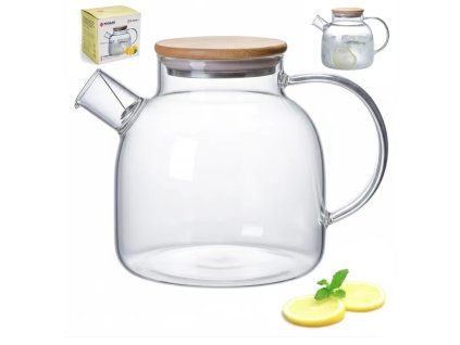 Konvice sklo/nerez se sítkem 1500ml  MEYERHOFF