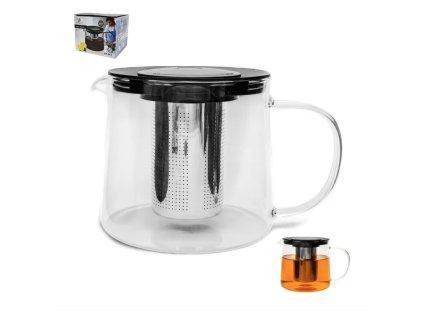 Konvice sklo/nerez/PH 1,5L s filtrem  MEYERHOFF MH84