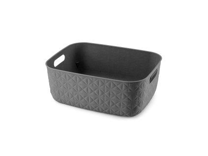 Košík PH 38x30x14,3cm 12,5L  SOFTEX šedá