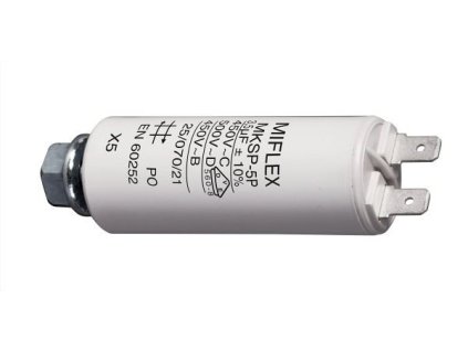 3,5uF/450V motorový kondenzátor MAB MKP s fastony, 25x58mm