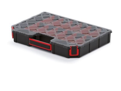 Organizér TAGER CARBO PLUS s polykarbonát. víkem (přepážky) 390