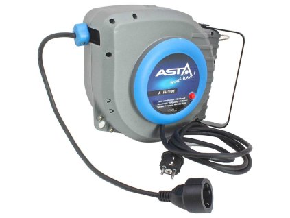 Samonavíjecí prodlužovací kabel s bubnem, 230V, délka 15 metrů - ASTA