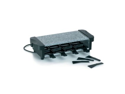 KELA Raclette gril CENERI s žulovou grilovací plochou 8 pánviček KL-66663