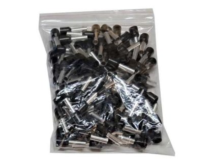 Dutinka pro kabel 6mm2 černá (E6012), balení 100ks