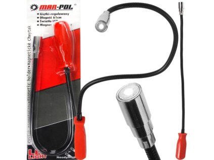 Magnetický držák 61cm, ohebný s LED světlem MAR-POL