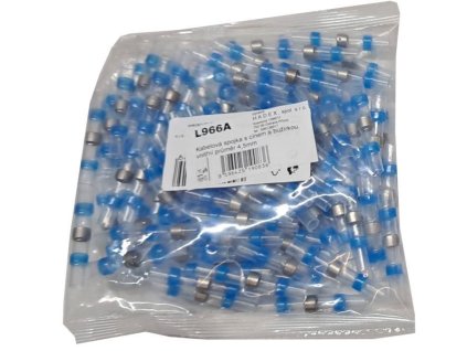 Kabelová spojka s cínem a bužírkou, vnitřní průměr 4,5mm, balení 100ks