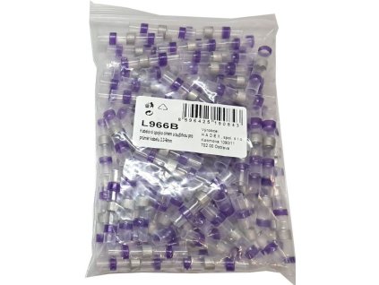 Kabelová spojka s cínem a bužírkou, vnitřní průměr 5mm, balení 100ks