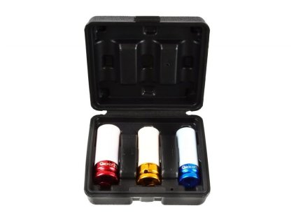 Nástrčné rázové hlavice 1/2" na ALU disky 17, 19, 21mm GEKO