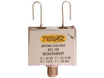 Anténní zesilovač TEROZ 408F 21-69k