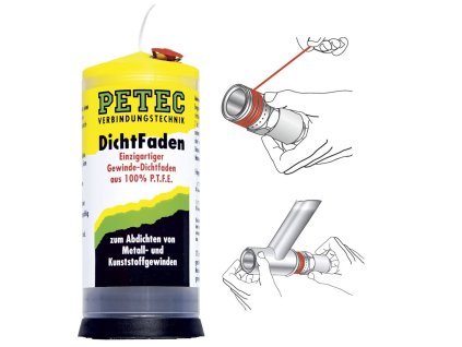 Těsnicí vlákno na závity, 175 m - Petec