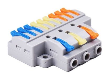 Rychlospojka bezšroubová KV439 pro kabely 0,08-4mm2