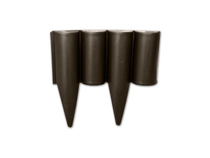 Plastový obrubník - palisáda 2,5m, 225mm, hnědá PALGARDEN