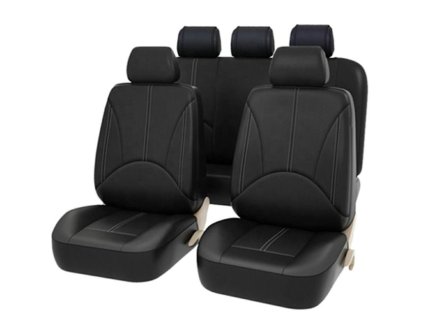 Univerzální autopotahy černé matné