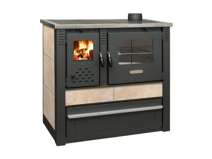 Sporák, kamna Pro PANONIA 10,54kW, pravý vývod, béžový