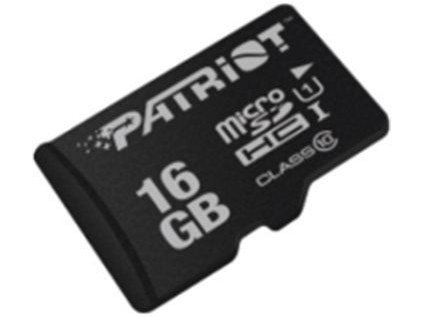 Paměťová karta PATRIOT micro SDHC 16GB UHS-I bez adaptéru