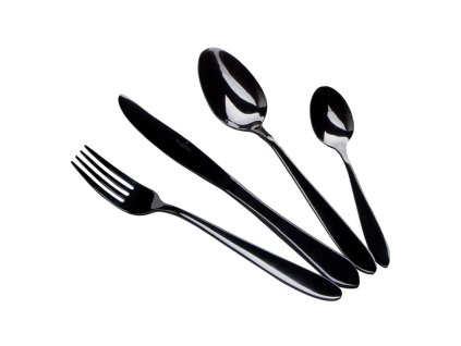 BERLINGERHAUS Sada příborů 24 ks Matte Black Collection BH-3077