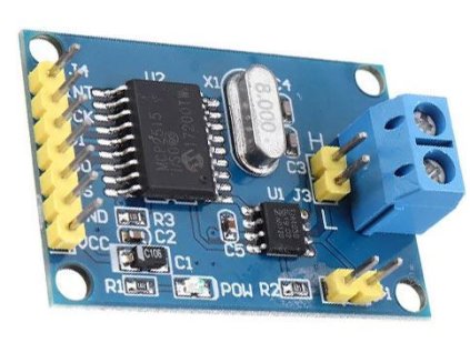 CAN bus modul MCP2515 TJA1050 pro Arduino