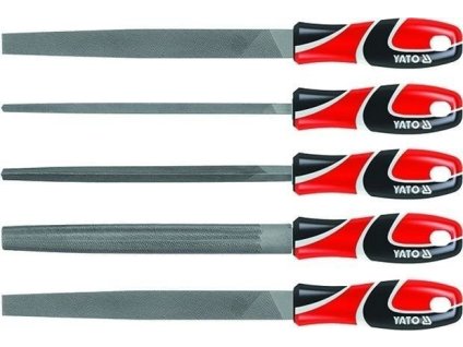 Sada pilníků zámečnických 250 mm 5 ks - YT-6238