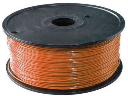 Tisková struna 1,75mm hnědá, materiál ABS, cívka 1kg /3D tisk/