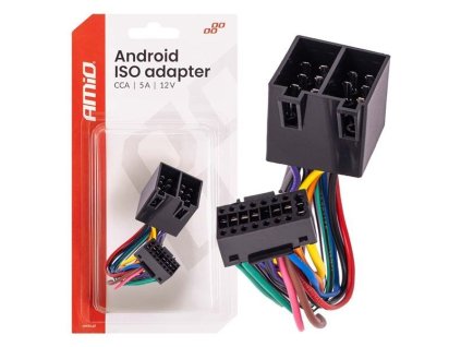Konektor ISO CCA rádiový adaptér Android 5A 12V AMIO