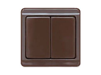 Vypínač č.5 pod omítku STANDARD 4FN 575 02.916 hnědý