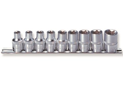 Sada nástrčných hlavic Torx E 10 - 24, 1/2" - JONNESWAY S06H49S