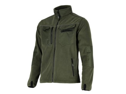 Flísová bunda pánská OXFORD, XL olivová STALCO PERFECT S090400017