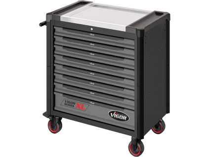 Dílenský vozík na nářadí XL, VIGOR, 8 zásuvek - V4481-X