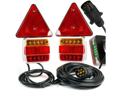 Sada koncových LED světel na magnet, s odrazkou MAR-POL