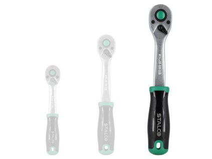 Ráčna zahnutá 1/2” 90T 255mm STALCO S011154312