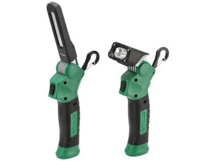 Sada pracovních lamp AKU LED 1000 lm + 800 lm STALCO S052497811