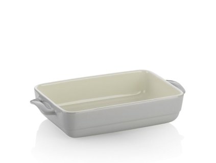 KELA Zapékací mísa keramická MALIN 32 x 19 cm šedá KL-15292