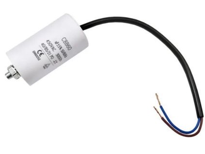 70uF/450V motorový kondenzátor CBB60, 50x120mm s kabelem