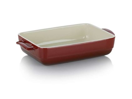 KELA Zapékací mísa keramická MALIN 19 x 32 cm červená KL-11862