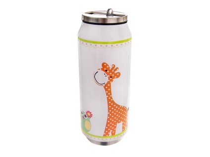 Termoska nerez 0,4 L plechovka ŽIRAFA