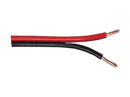 Dvojlinka 2x0,75mm2 CU,18AWG červeno-černá, /CYH 2x0,75mm/