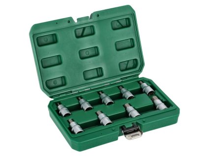 Sada nástrčných klíčů, HEX, 1/2”, 55mm S2 9ks STALCO S011155055