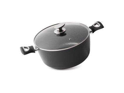 Hrnec s poklicí MagicHome Black Line, 28cm, 5,9l