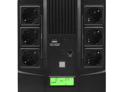 Záložní zdroj - 800VA / 480W 9Ah, UPS, Green Cell UPS