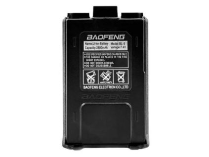 Akumulátor pro Baofeng UV-5R, 2800mAh Li-Ion s USBc