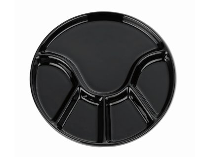 KELA Fondue talíř ANNELI černá 21,5 cm KL-67404