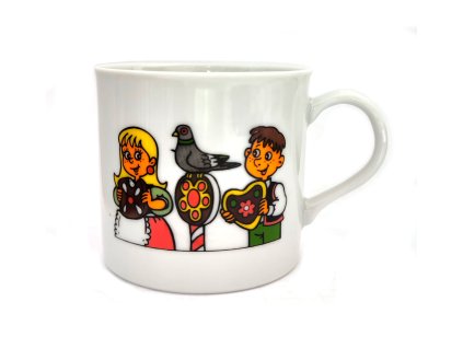 Hrnek dětský porcelán 210ml  PERNÍKOVÁ CHALOUPKA