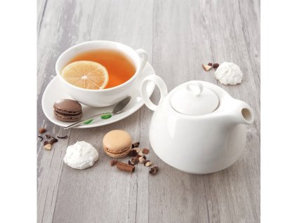 Konvice porcelán 680ml + hrnek 380ml  MONA