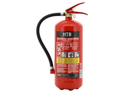 Hasicí přístroj práškový 6 kg ABC (43A)