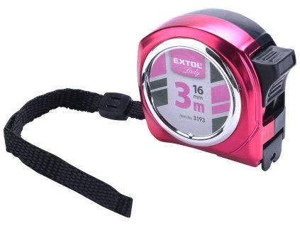 Metr svinovací, 3m, 16mm EXTOL LADY